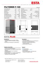 Datenblatt Filtower/Filterturm - F-100-1
