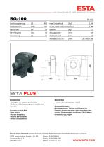 Datenblatt Luftgebläse RG-100