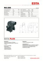 Datenblatt Luftgebläse RG-200 - 1