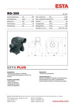 Datenblatt Luftgebläse RG-300-1