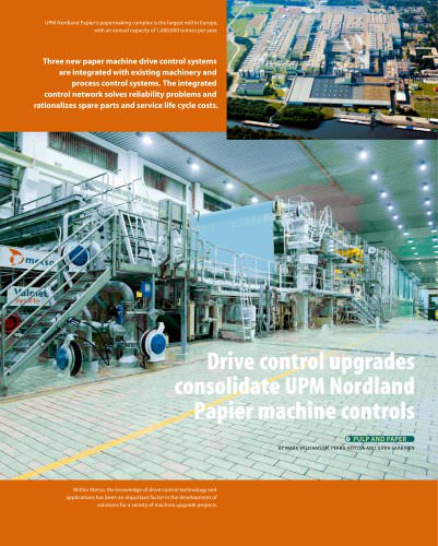 Drive control upgrades UPM Nordland