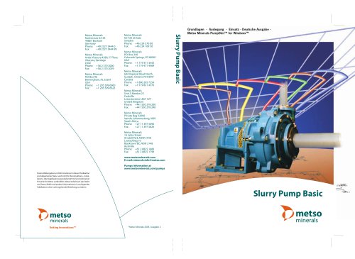 Slurry pump basic