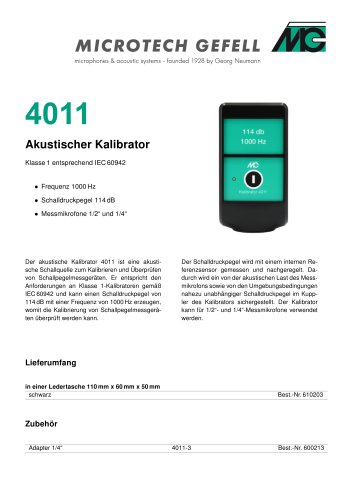 Kalibrator 4011