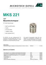 Messmikrofonkapsel MKS 221 - 1