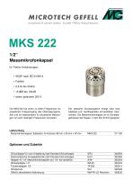 Messmikrofonkapsel MKS 222 - 1