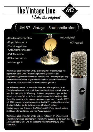 UM 57 Vintage Studiomikrofon