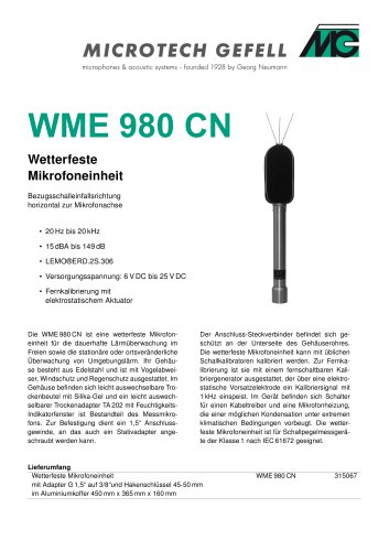 WME 980 CN deutsch