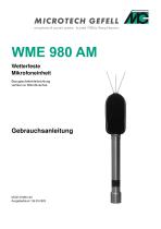 WME 980 instruction deutsch - 1