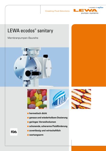 LEWA ecodos® sanitary