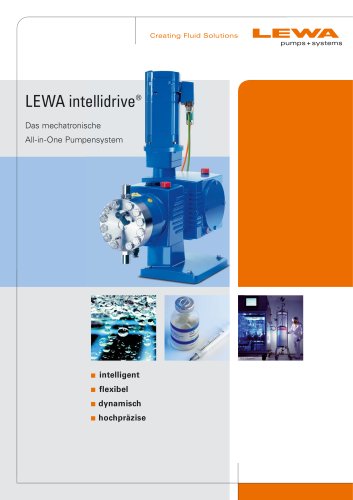 LEWA intellidrive - Das mechatronische All-in-One Pumpensystem