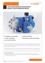 LEWA Kleinstmengen-Dosierpumpen: Magnet-Dosier-Membranpumpen - 1