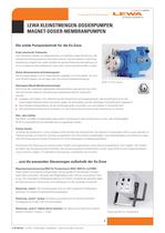 LEWA Kleinstmengen-Dosierpumpen: Magnet-Dosier-Membranpumpen - 2