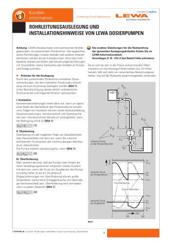 Rohrleitungsauslegung