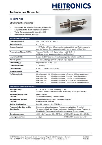 Infrarot Thermometer CT09