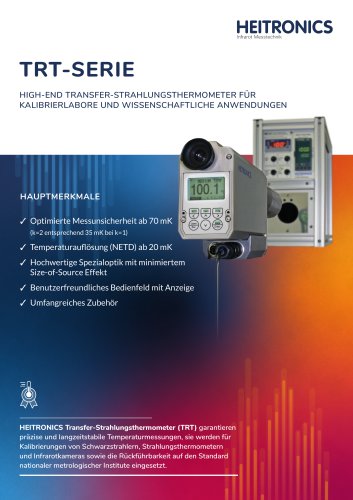 TRT Kalibrierthermometers (Transfer Thermometers)