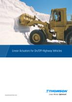 Linear Actuators for On/Off-Highway Vehicles