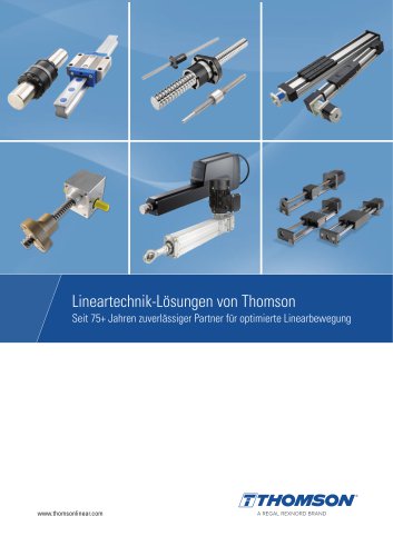 Lineare Antriebstechnik-Lösungen - Imagebroschüre