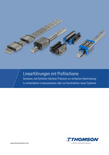 Linearführungen mit Profilschiene