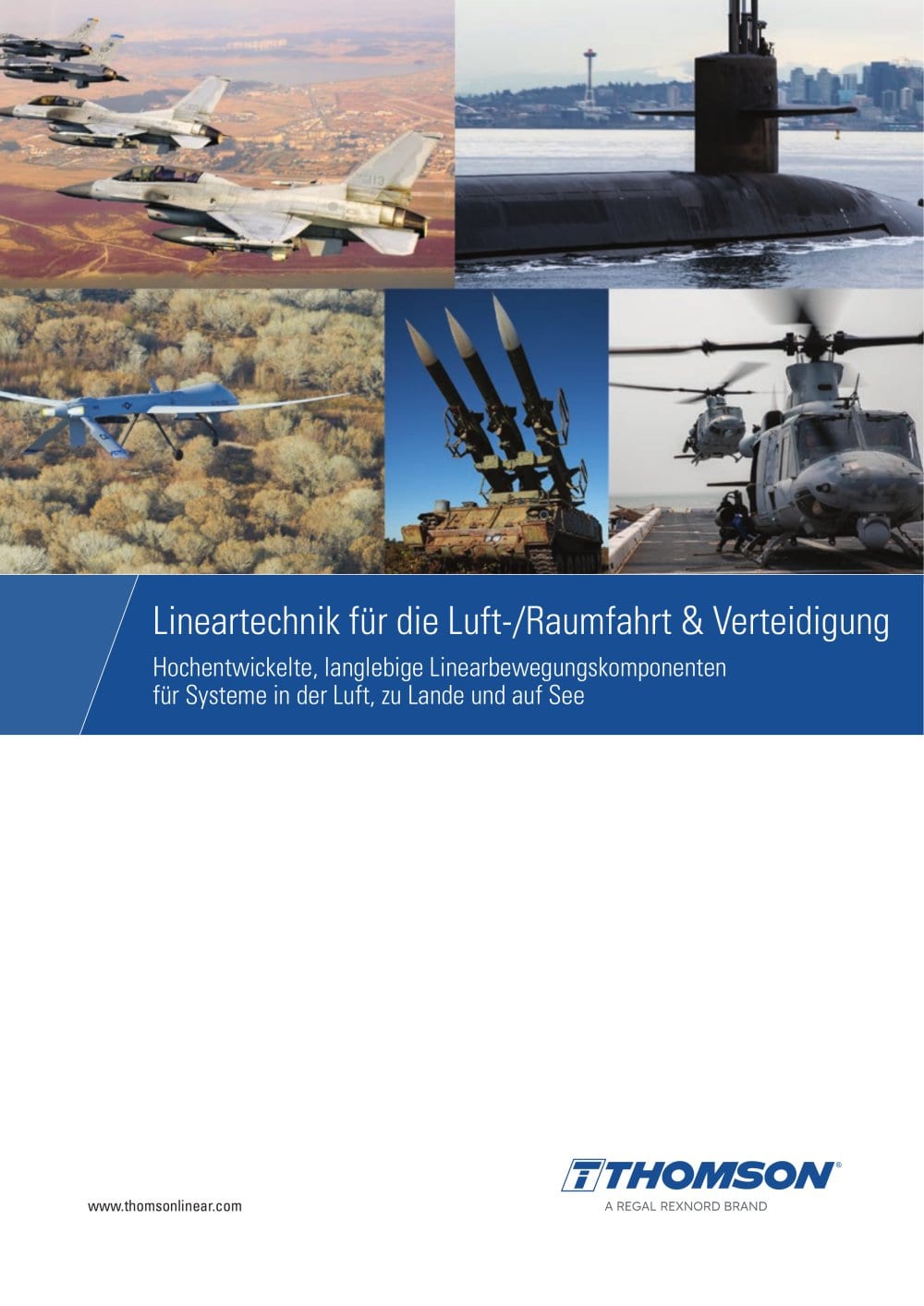 Lineartechnik f&uuml;r die Luft-/Raumfahrt & Verteidigung - Thomson Industries, Inc.