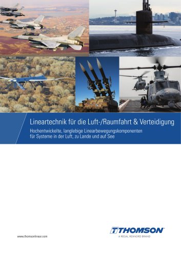 Lineartechnik für die Luft-/Raumfahrt & Verteidigung