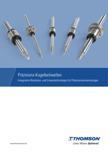 Präsisions-Kugelkeilwellen