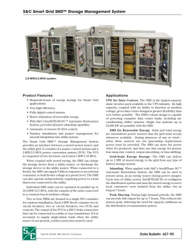 Smart Grid SMS Storage Management System 