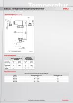 Elektr. Temperaturmesswertumformer UTA2 - 2