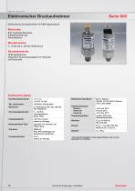 Elektronische Druchaufnehmer, Druckschalter und Anzeigegeräte - 10