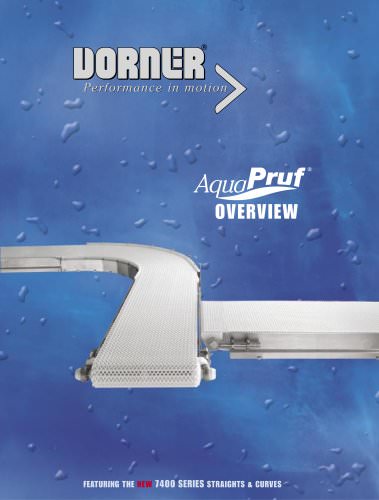 Dorner AquaPruf Conveyor Overview Catalog