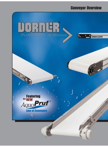 Dorner Conveyor Overview Catalog