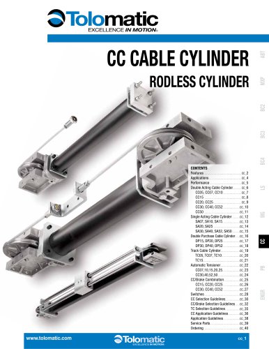 Cable Cylinder Catalog