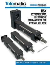 RSX EXTREME KRAFT, ELEKTRISCHE STELLANTRIEBE DER HYDRAULIKKLASSE