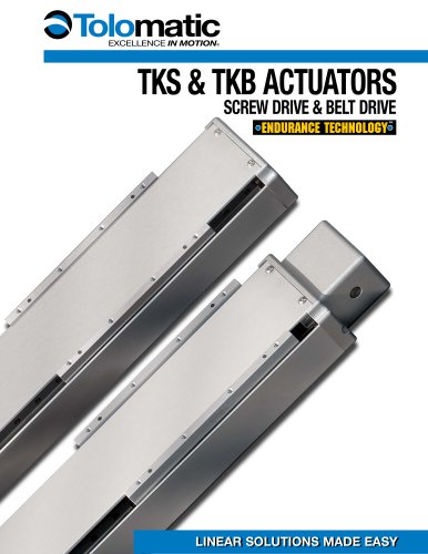 TKS & TKB Electric Rodless Actuators