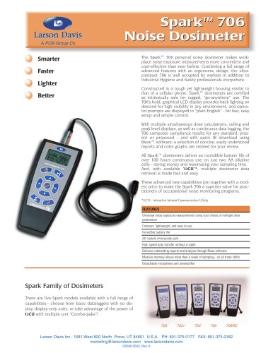 personal noise dosimeter  Model 706