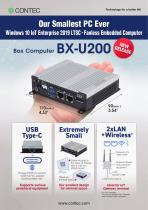 Box Computer with Intel Atom x5-E3940 | BX-U200 Series