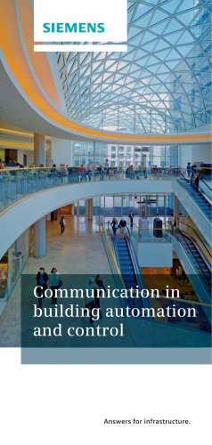 Communication in building automation and control