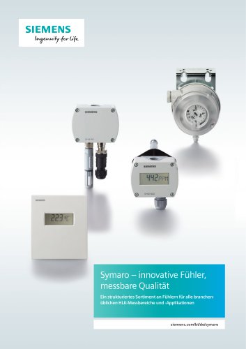 Symaro – innovative Fühler, messbare Qualität