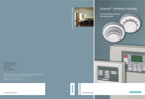 Synova product catalog