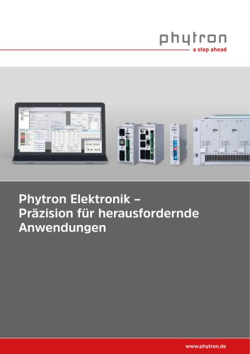 Phytron Elektronik - Präzision für herausfordernde Anwendungen