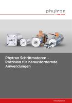 Phytron Schrittmotoren - Präzision für herausfordernde Anwendungen