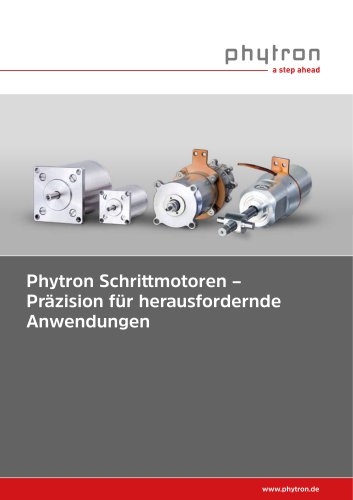 Phytron Schrittmotoren - Präzision für herausfordernde Anwendungen