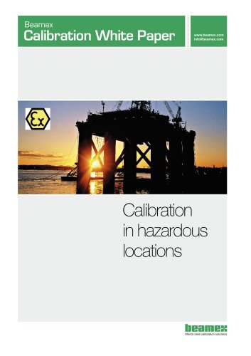 White Paper- Calibration in Hazardous Locations 