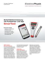 Kabellose Schichtdickenmessung mit Funksensor und APP