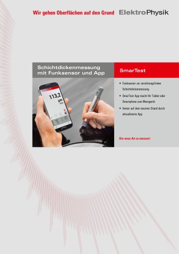 Kabellose Schichtdickenmessung mit Funksensor und APP