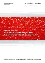 Messgeräte für die Oberflächentechnik