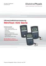 MiniTest 400 - Ultraschalldickenmessung