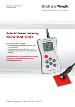 MiniTest 650 - Robustes Schichtdickenmessgerät