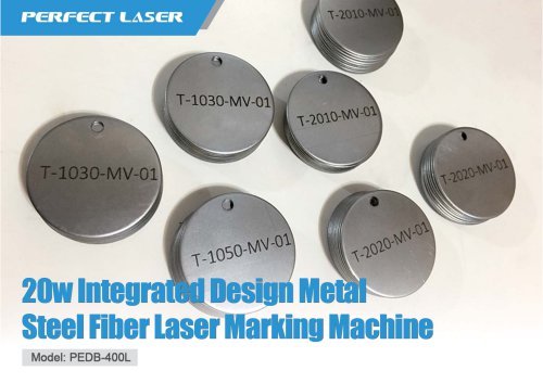 20w Integrated Design Metal Steel Fiber Laser Marking Machine