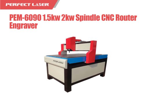 Perfect Laser - 1.5kw 2kw Spindle CNC Router Engraver  PEM-6090