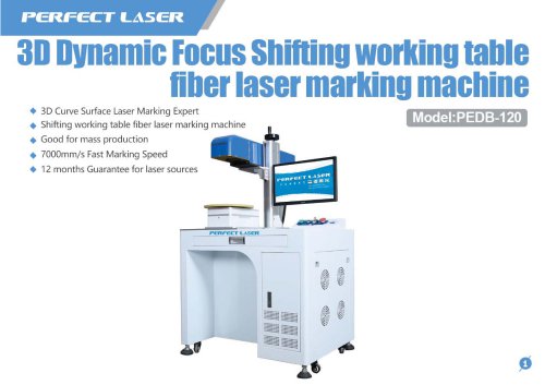 Perfect Laser - 3D Dynamic Shifting Table Fiber Laser Marking Machine PEDB-120